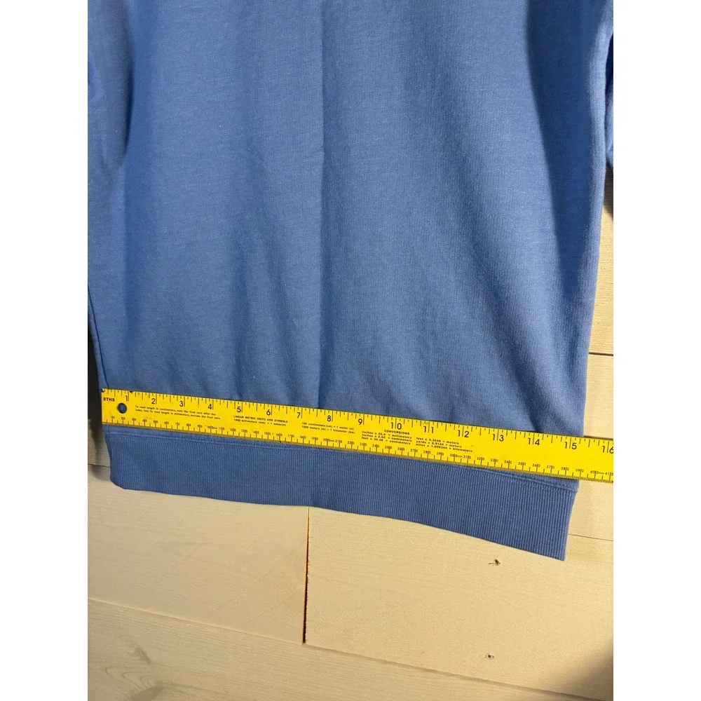 Carters Boys Blue Good Vibes Graphic Sweatshirt Size 12 Pullover Crew Neck